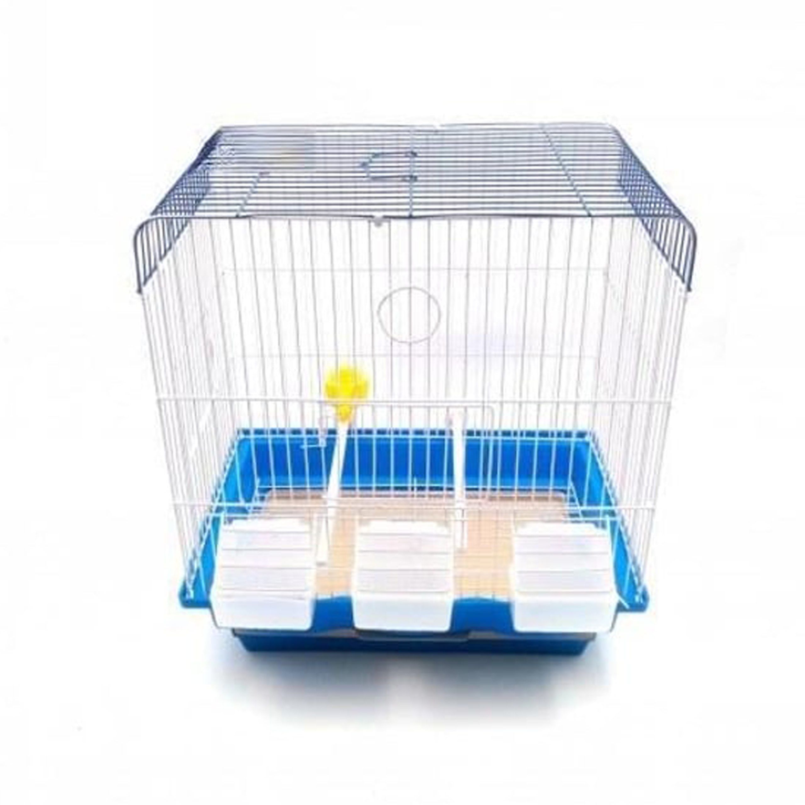 3 Yemlikli Suluklu Büyük Kuş Kafesi 40X30X45