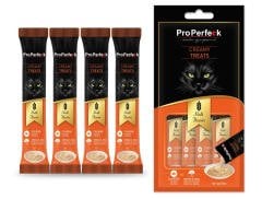 Pro Perfeck Krema Malt Sıvı Kedi Ödül Maması 4*15 Gr