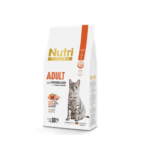 Nutri Feline Glutensiz Somonlu Düşük Tahıllı Yetişkin Kedi Maması 10 kg-8699310420350