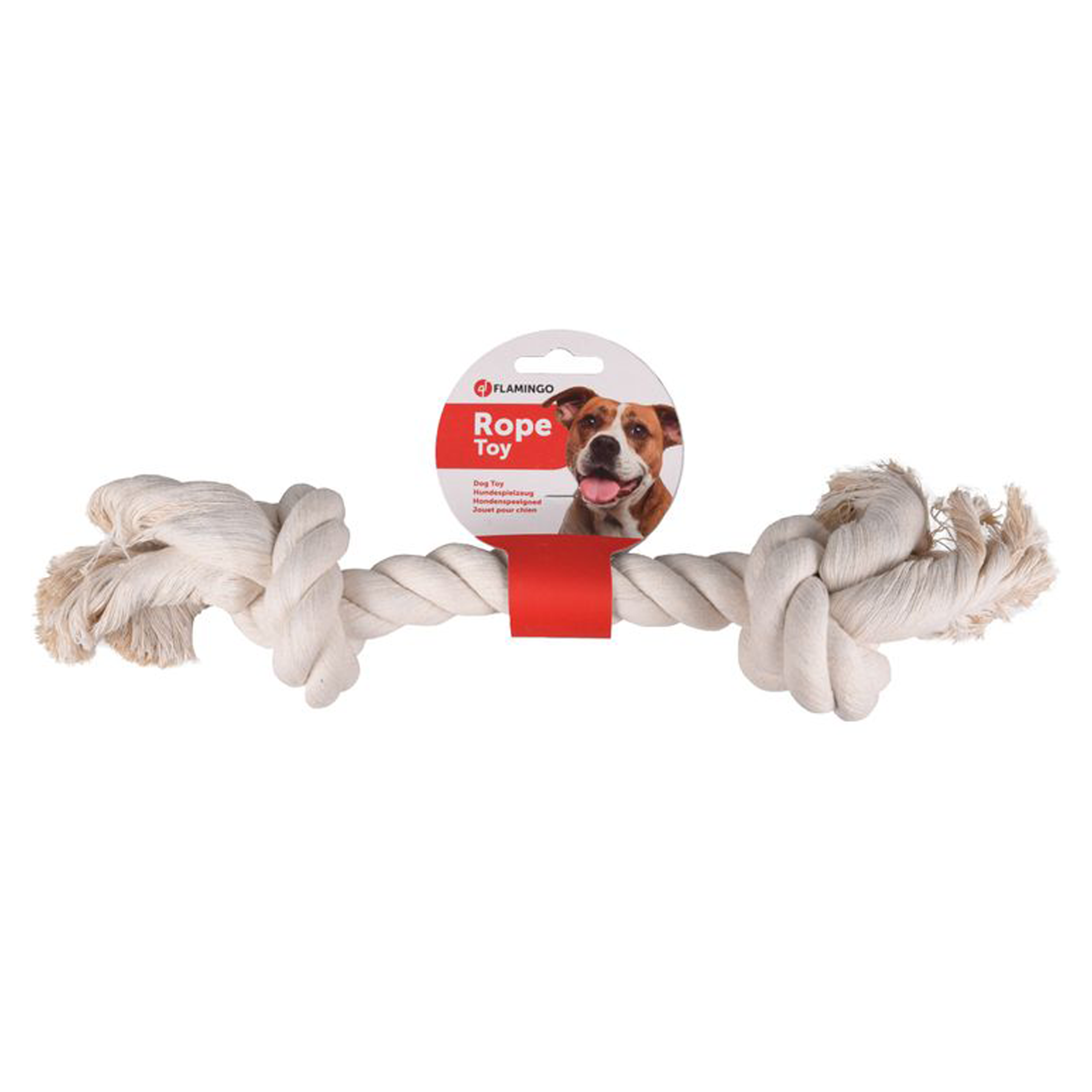 2 DÜĞÜMLÜ BEJ İP KÖPEK DİŞ İPİ XL 40 CM